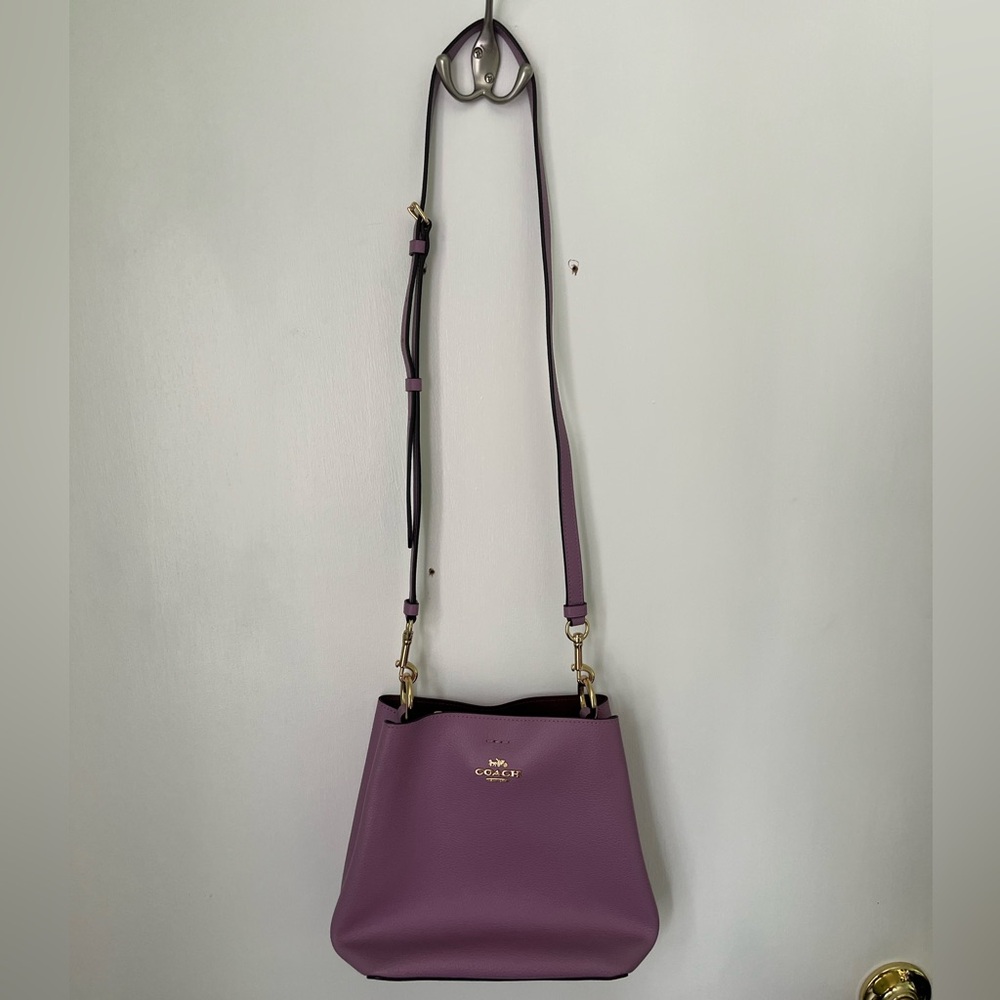 Coach Purple/Plum Small Town Crossbody Bucket Bag